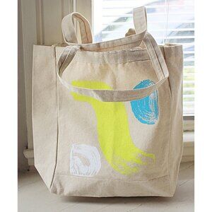 Tanya Taylor x Fashion Our Future Canvas Printed Tote Bag, "The Right To Tote"